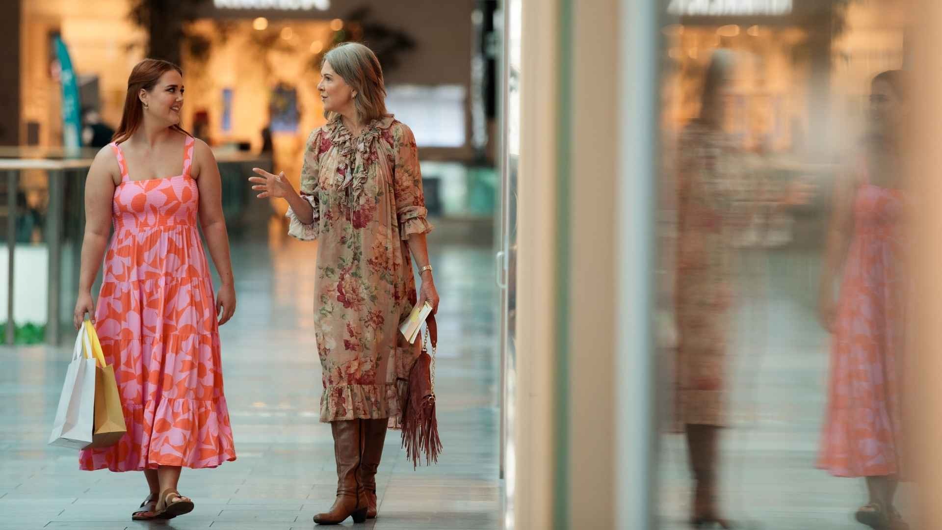 Alison de Boer shopping with an exclusive client 
