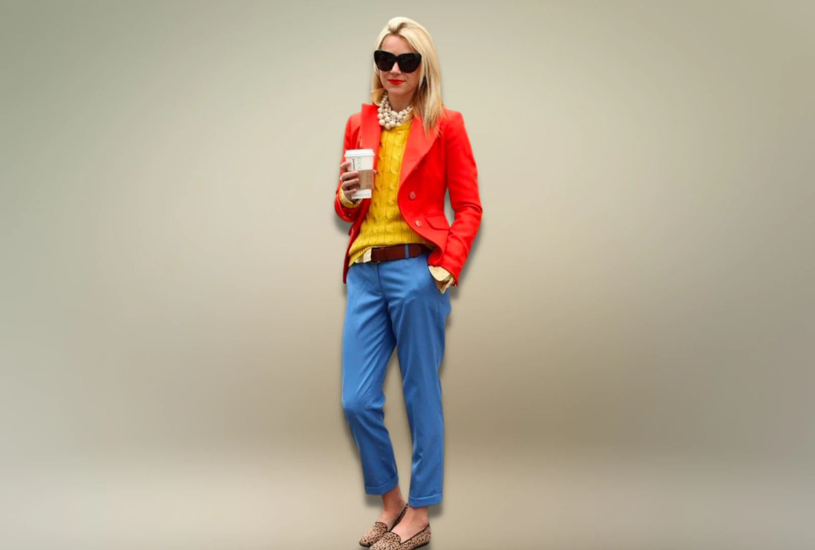 woman wearing triadic outfit 